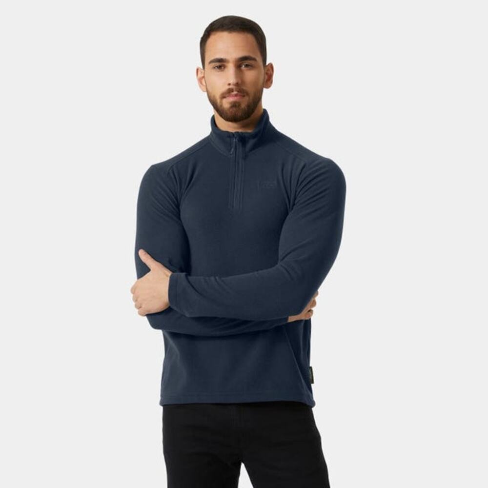 Helly Hansen Men's Daybreaker 1/2 Zip Fleece Pullover Sweater Navy Blue XL NWOT